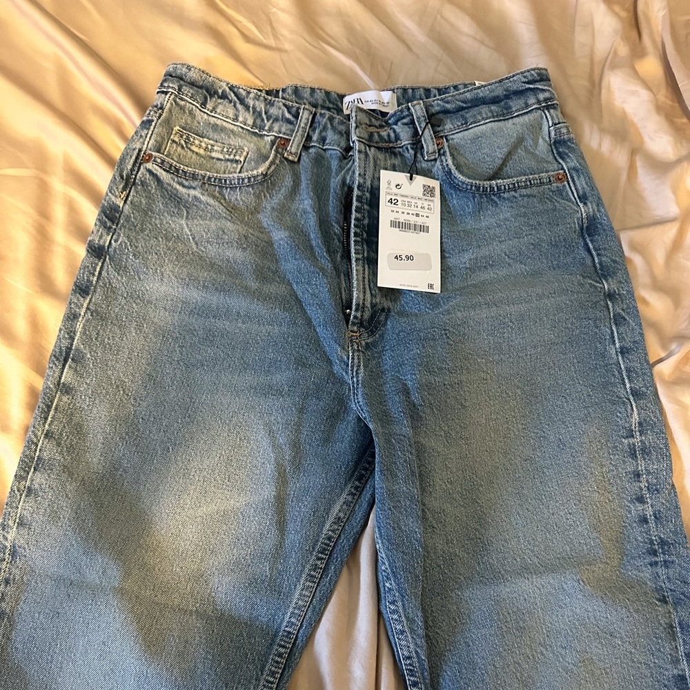 Zara mom jeans